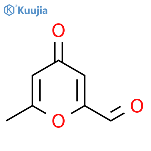 4H-Pyran-2-carboxaldehyde, 6-methyl-4-oxo- structure