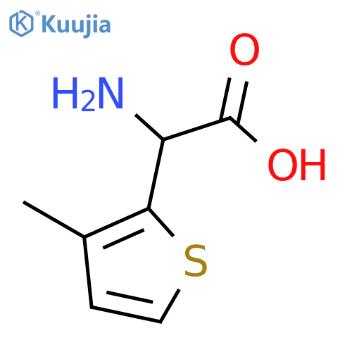 2-Amino-2-(3-methylthiophen-2-yl)acetic acid structure