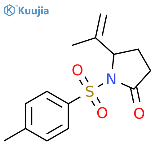 2-Pyrrolidinone, 5-(1-methylethenyl)-1-[(4-methylphenyl)sulfonyl]- structure