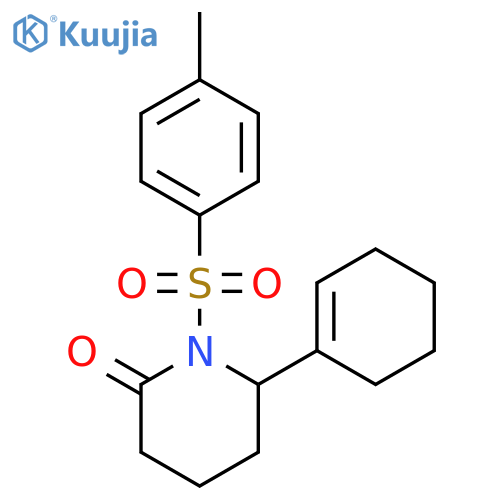 2-Piperidinone, 6-(1-cyclohexen-1-yl)-1-[(4-methylphenyl)sulfonyl]- structure