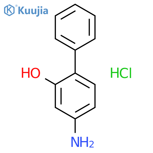 [1,1'-Biphenyl]-2-ol, 4-amino-, hydrochloride structure