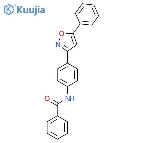 Benzamide, N-[4-(5-phenyl-3-isoxazolyl)phenyl]- structure