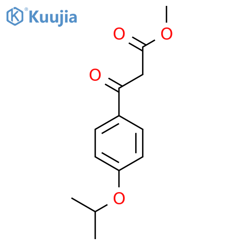 3-(4-Isopropoxy-phenyl)-3-oxo-propionic acid methyl ester structure
