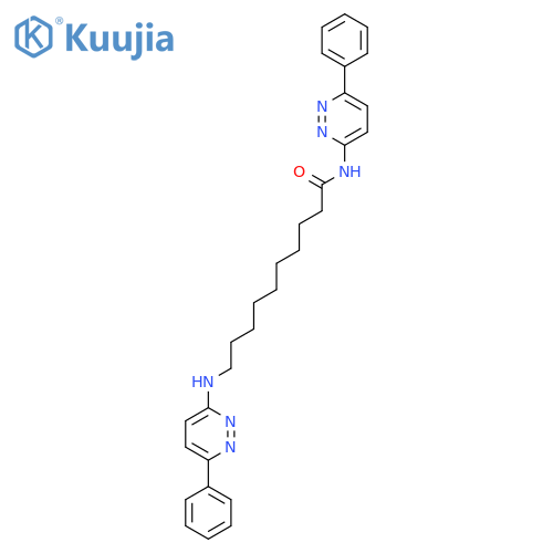 Decanamide,N-(6-phenyl-3-pyridazinyl)-10-[(6-phenyl-3-pyridazinyl)amino]- structure