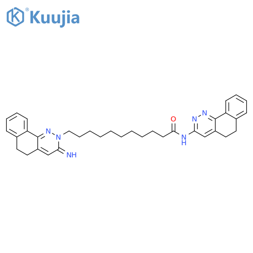 Benzo[h]cinnoline-2(3H)-undecanamide,N-(5,6-dihydrobenzo[h]cinnolin-3-yl)-5,6-dihydro-3-imino- structure