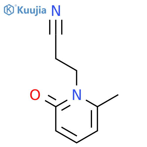 3-(6-Methyl-2-oxopyridin-1(2H)-yl)propanenitrile structure