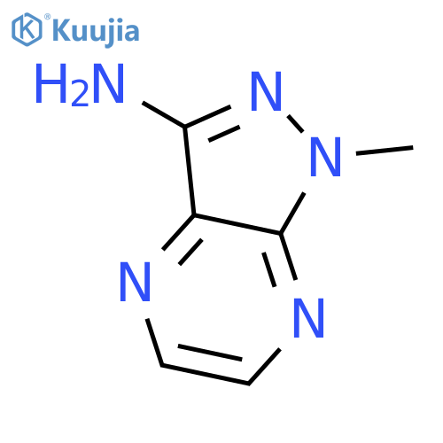 1-methyl-1H-pyrazolo3,4-bpyrazin-3-amine structure