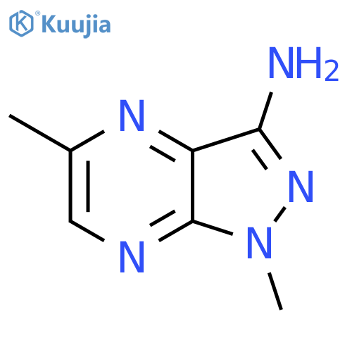 1,5-Dimethyl-1H-pyrazolo[3,4-b]pyrazin-3-amine structure