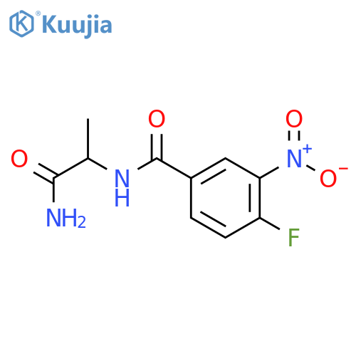 Benzamide, N-[(1S)-2-amino-1-methyl-2-oxoethyl]-4-fluoro-3-nitro- structure
