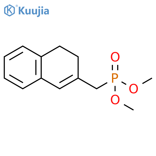 Phosphonic acid, [(3,4-dihydro-2-naphthalenyl)methyl]-, dimethyl ester structure