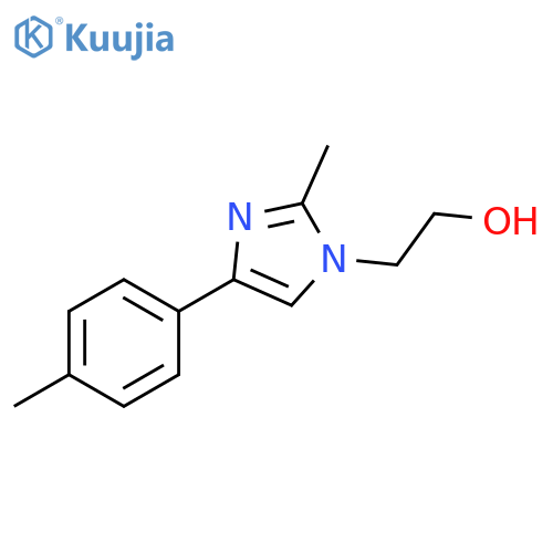 2-methyl-4-(4-methylphenyl)-1H-Imidazole-1-ethanol structure