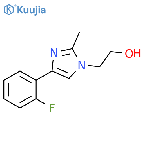 1H-Imidazole-1-ethanol, 4-(2-fluorophenyl)-2-methyl- structure