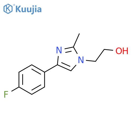 1H-Imidazole-1-ethanol, 4-(4-fluorophenyl)-2-methyl- structure