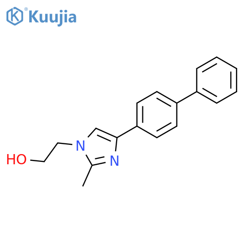 1H-Imidazole-1-ethanol, 4-[1,1'-biphenyl]-4-yl-2-methyl- structure