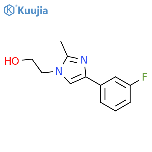 1H-Imidazole-1-ethanol, 4-(3-fluorophenyl)-2-methyl- structure