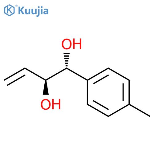 3-Butene-1,2-diol, 1-(4-methylphenyl)-, (1R,2S)-rel- structure