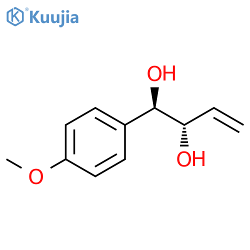 3-Butene-1,2-diol, 1-(4-methoxyphenyl)-, (1R,2S)-rel- structure