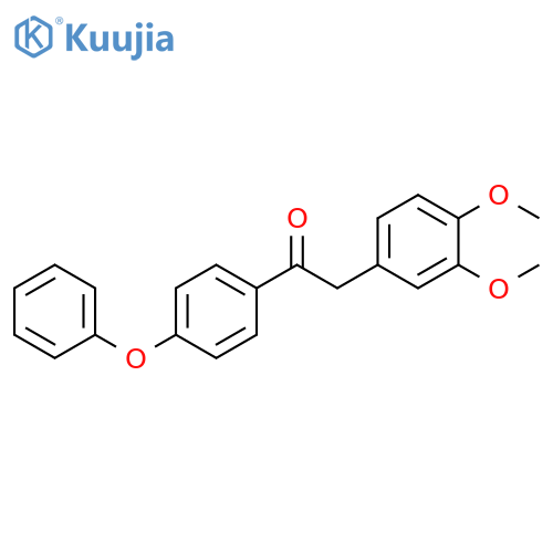 Ethanone, 2-(3,4-dimethoxyphenyl)-1-(4-phenoxyphenyl)- structure