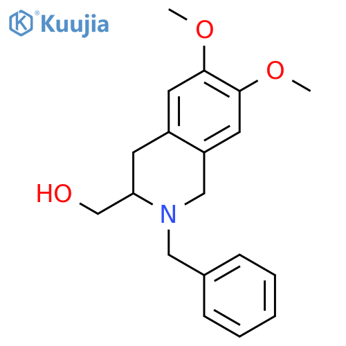 3-Isoquinolinemethanol,1,2,3,4-tetrahydro-6,7-dimethoxy-2-(phenylmethyl)- structure
