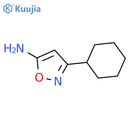 3-cyclohexyl-1,2-oxazol-5-amine structure