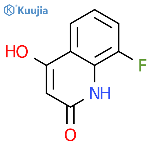 8-fluoro-4-hydroxy-2(1H)-Quinolinone structure