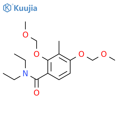 Benzamide, N,N-diethyl-2,4-bis(methoxymethoxy)-3-methyl- structure