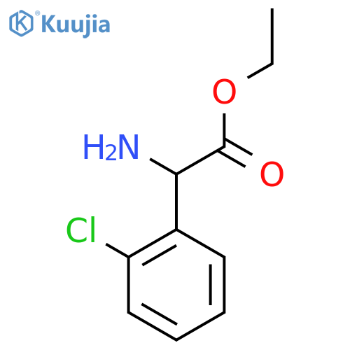 ethyl 2-amino-2-(2-chlorophenyl)acetate structure