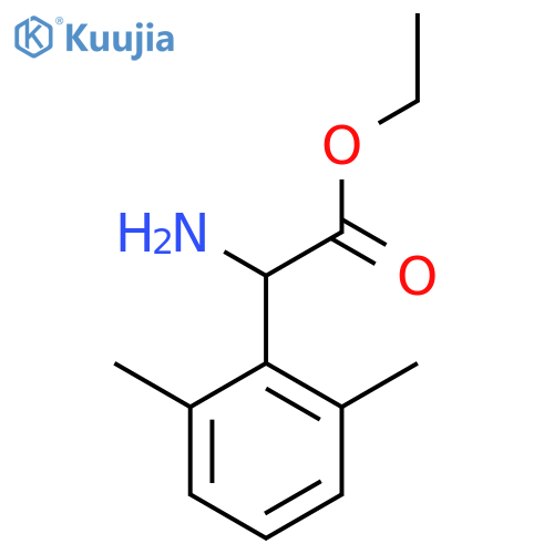Ethyl 2-amino-2-(2,6-dimethylphenyl)acetate structure