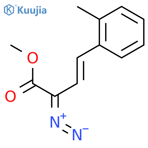 3-Butenoic acid, 2-diazo-4-(methylphenyl)-, methyl ester structure