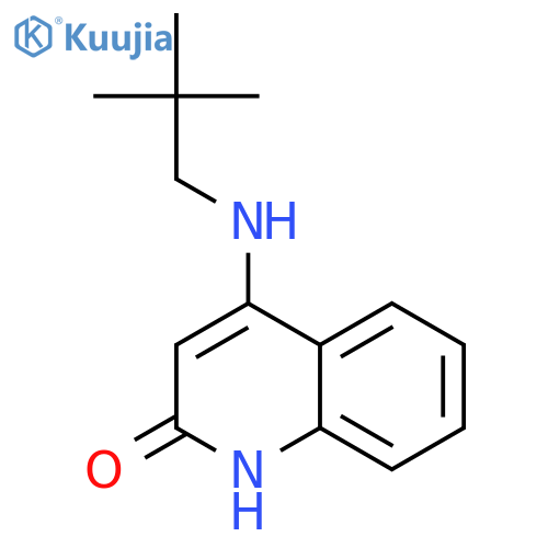 2(1H)-Quinolinone, 4-[(2,2-dimethylpropyl)amino]- structure