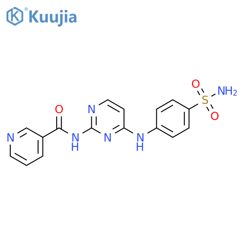 3-Pyridinecarboxamide,N-[4-[[4-(aminosulfonyl)phenyl]amino]-2-pyrimidinyl]- structure