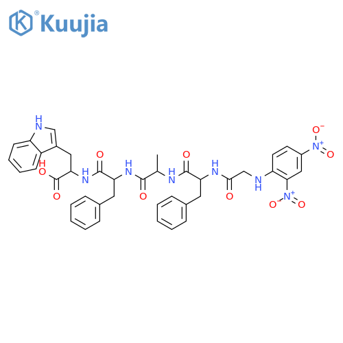 L-Tryptophan,N-(2,4-dinitrophenyl)glycyl-L-phenylalanyl-L-alanyl-L-phenylalanyl- structure