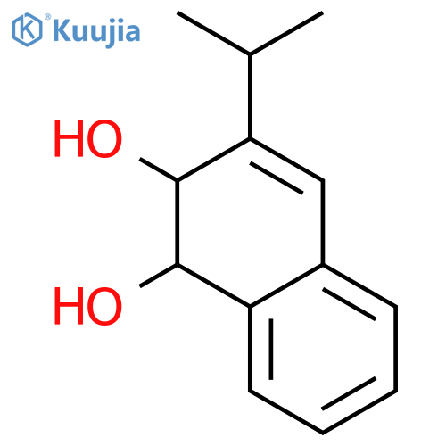1,2-Naphthalenediol, 1,2-dihydro-3-(1-methylethyl)-, (1S,2R)- structure