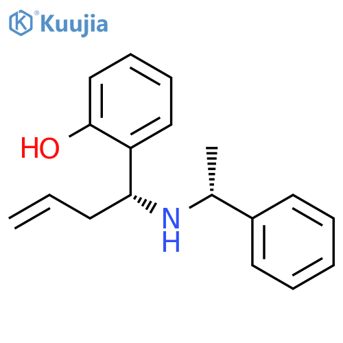 Phenol, 2-[(1R)-1-[[(1R)-1-phenylethyl]amino]-3-butenyl]- structure
