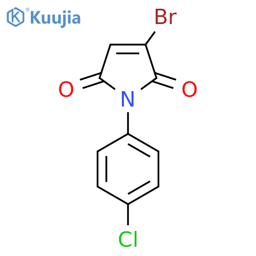 3-Bromo-1-(4-chlorophenyl)pyrrole-2,5-dione structure