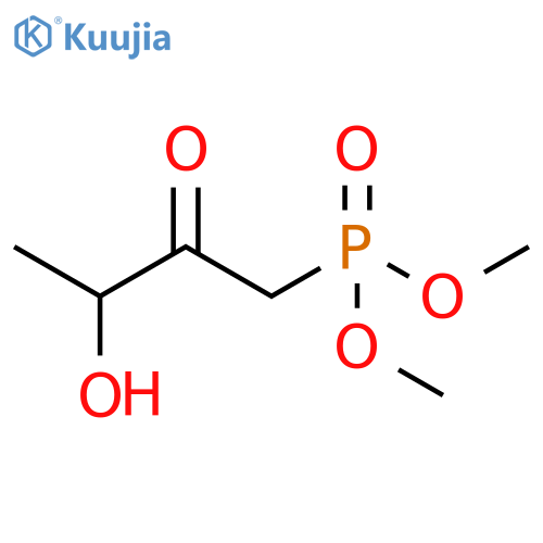 Phosphonic acid, (3-hydroxy-2-oxobutyl)-, dimethyl ester structure