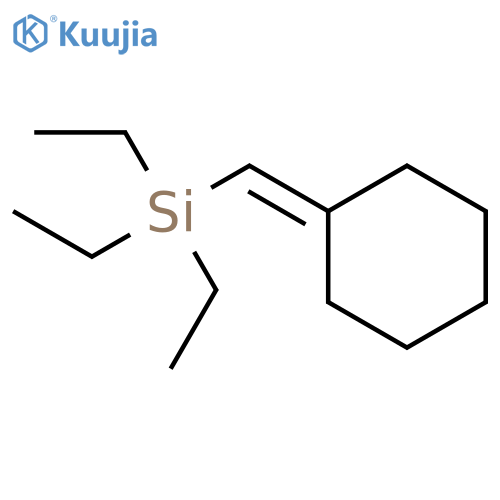 Silane, (cyclohexylidenemethyl)triethyl- structure