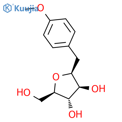 D-GLUCITOL, 2,5-ANHYDRO-1-DEOXY-1-(4-METHOXYPHENYL)- structure
