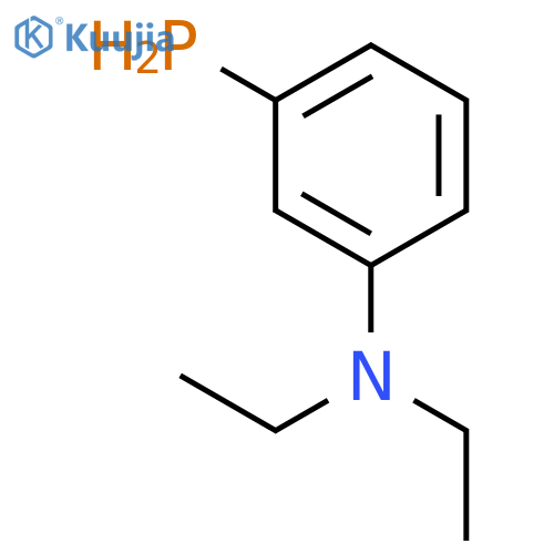 Benzenamine, N,N-diethyl-3-phosphino- structure