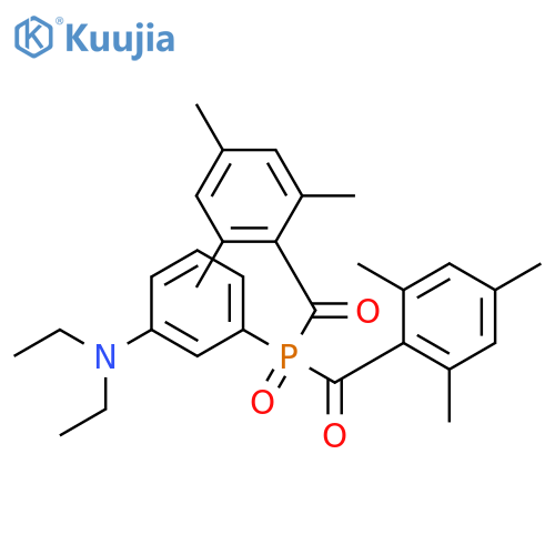 Benzenamine, 3-[bis(2,4,6-trimethylbenzoyl)phosphinyl]-N,N-diethyl- structure