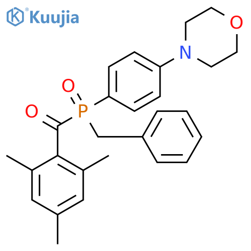 Morpholine,4-[4-[(phenylmethyl)(2,4,6-trimethylbenzoyl)phosphinyl]phenyl]- structure