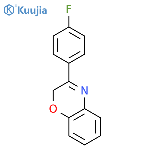 2H-1,4-Benzoxazine, 3-(4-fluorophenyl)- structure