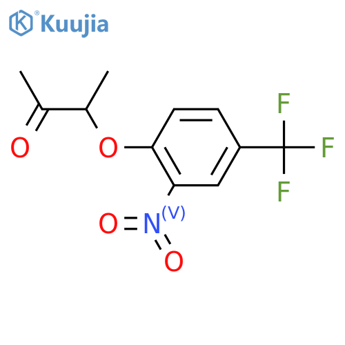 2-Butanone, 3-[2-nitro-4-(trifluoromethyl)phenoxy]- structure