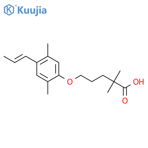 4-(1-Propenyl) Gemfibrozil structure
