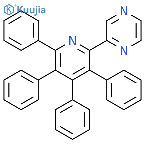 Pyrazine, (3,4,5,6-tetraphenyl-2-pyridinyl)- structure