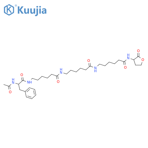 3,6,13,20-Tetraazahexacosan-26-amide,2,5,12,19-tetraoxo-4-(phenylmethyl)-N-[(3S)-tetrahydro-2-oxo-3-furanyl]-, (4S)- structure