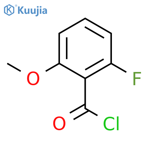 2-Fluoro-6-methoxybenzoyl chloride structure
