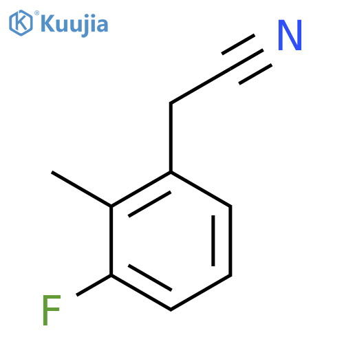 2-(3-Fluoro-2-methylphenyl)acetonitrile structure