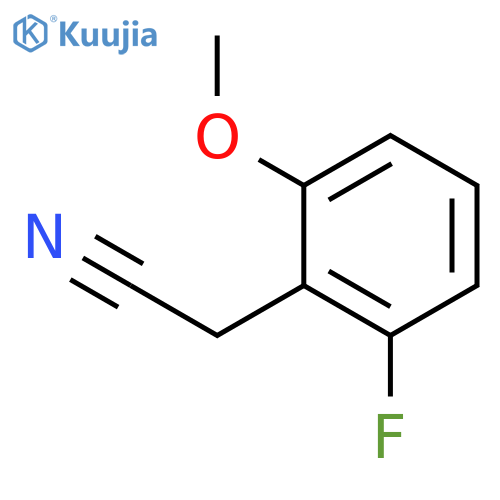 2-(2-Fluoro-6-methoxyphenyl)acetonitrile structure