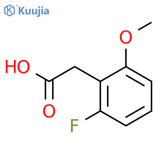 2-(2-fluoro-6-methoxyphenyl)acetic acid structure
